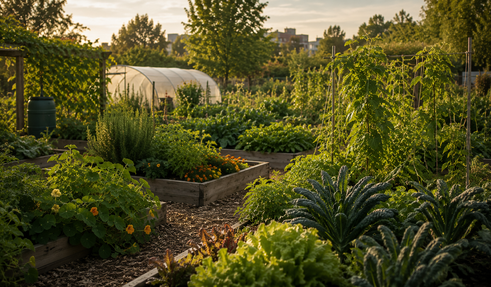 Community garden plots